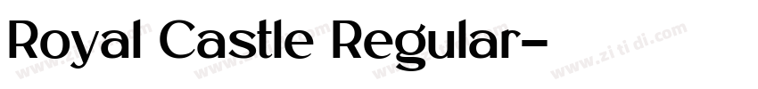 Royal Castle Regular字体转换
